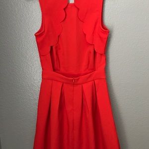Orange dress